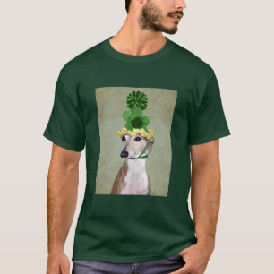T-shirt Greyhound no Chapéu Verde