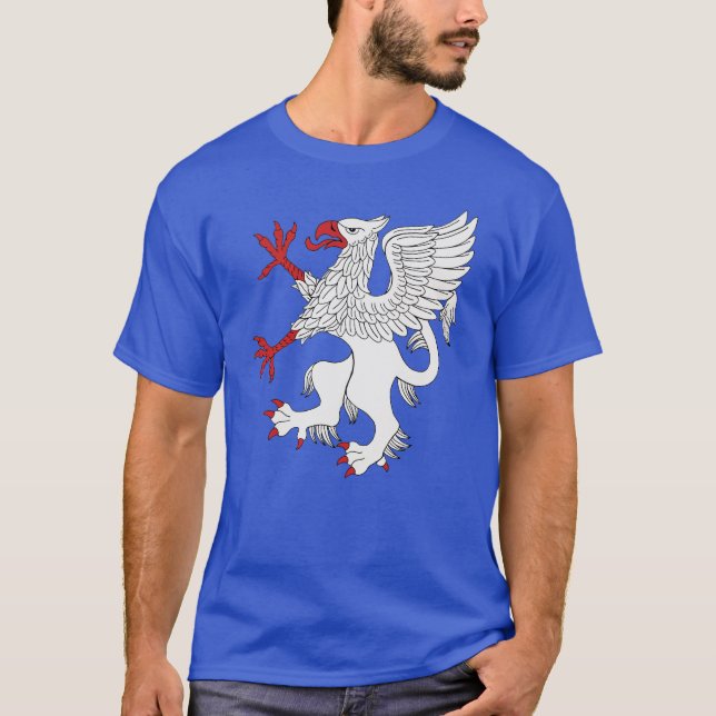 T-shirt Grifo Rampante Argenteo (Frente)