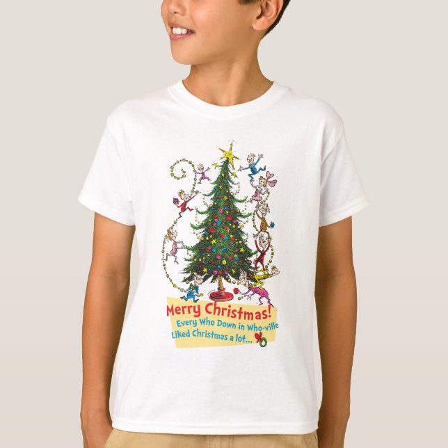 T-shirt Grinch Clássico | Feliz Natal! (Frente)