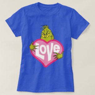 T-shirt Grinch Coração Rosa Amor