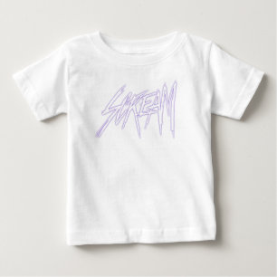T-shirt Gritando com a caligrafia do Gritar no Halloween