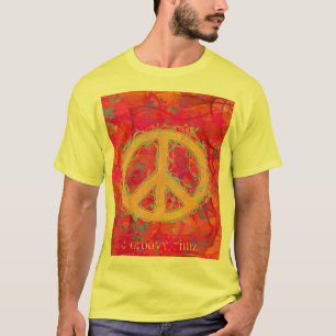T-SHIRT GROOVY DO DESENHISTA DE TIMZ - HIPPY -