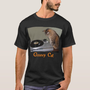 T-shirt Groovy do gato