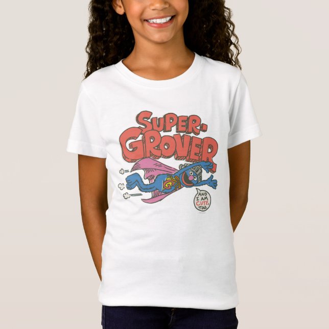 T-shirt Grover Vintage Kids 1 (Frente)