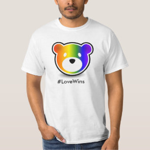 T-shirt GROWLr #LoveWins Light