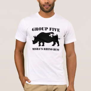 T-shirt Grupo cinco do design 5
