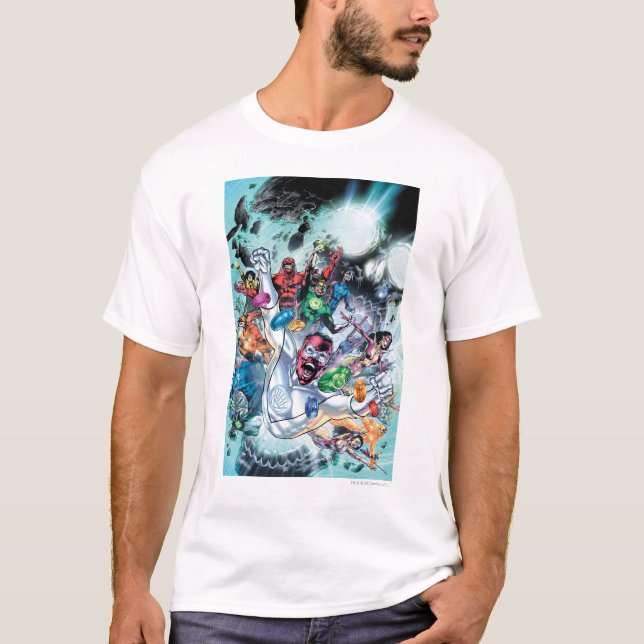 T-shirt Grupo Corp com Anéis (Frente)