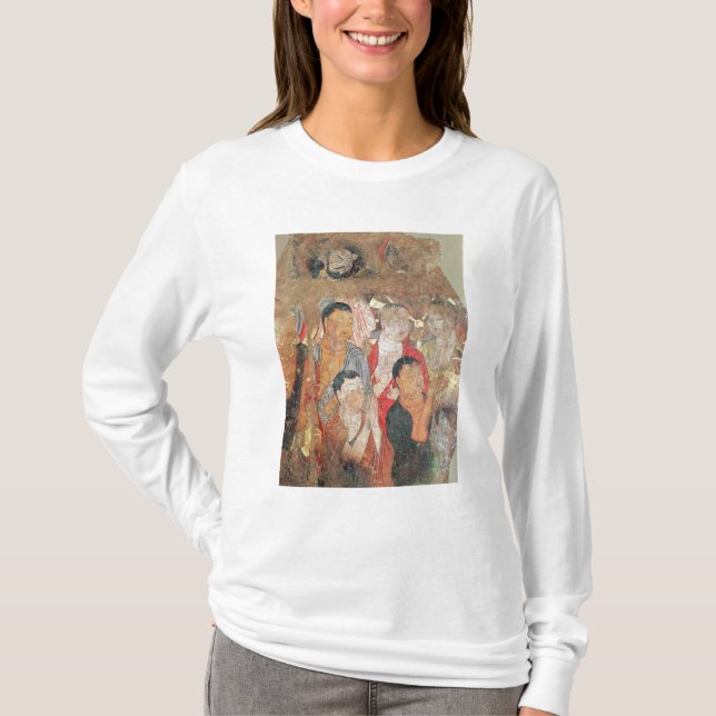 T-shirt Grupo de monges e de Buddha (Frente)