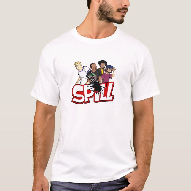 T-shirt Grupo T do derramar (Frente)