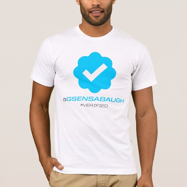 T-shirt @GSensabaugh - verificado (Frente)