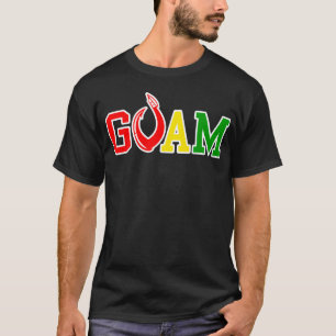 T-shirt GUAM FUNCIONA o gancho da reggae de 671 ilhas