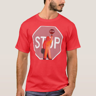 T-shirt Guarda de cruzamento escolar