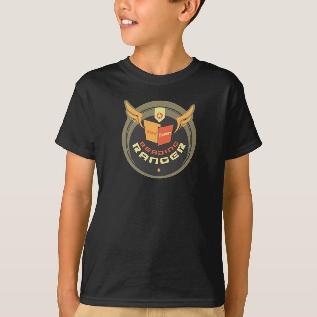 T-shirt Guarda florestal da leitura - preto (Frente)
