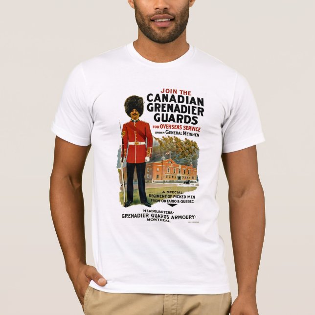 T-shirt Guardas de Granadeiro Canadiana (Frente)