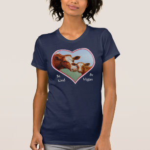 T-shirt Guernsey Cow e Calf Vegan