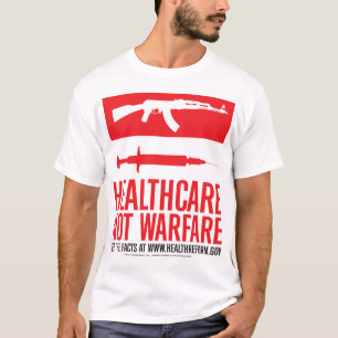 T-shirt Guerra dos cuidados médicos NÃO
