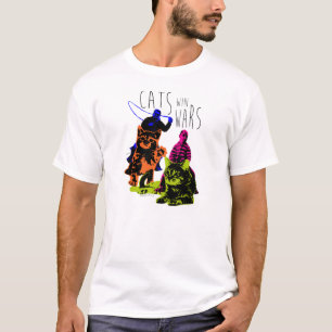 T-shirt Guerras da vitória dos gatos.  A verdade épico