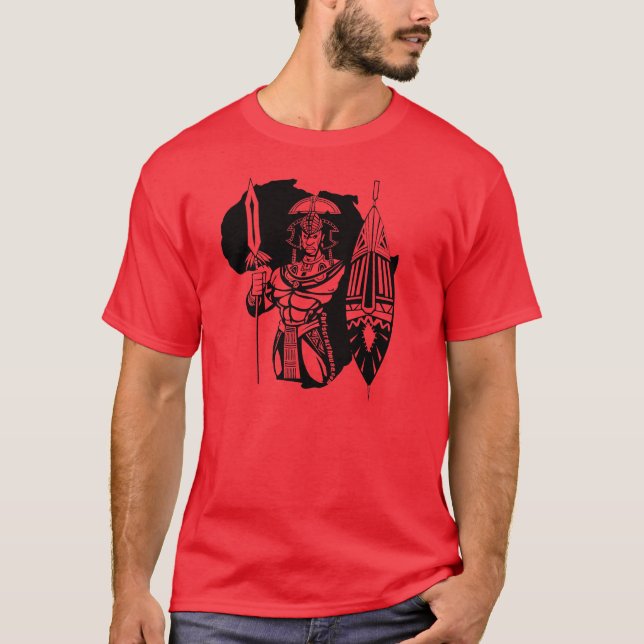 T-SHIRT GUERREIRO AFRICANO (Frente)