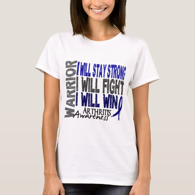 T-shirt Guerreiro da artrite (Frente)