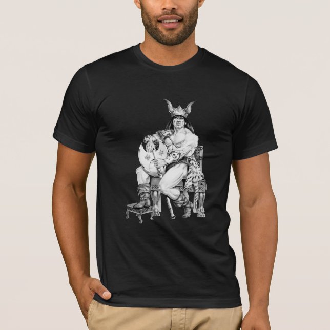 T-shirt Guerreiro de Viking (Frente)