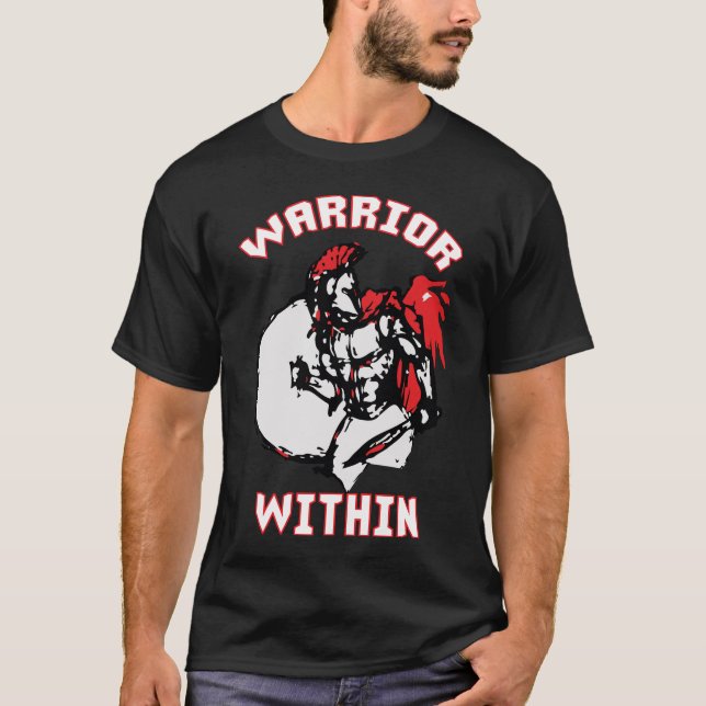 T-shirt Guerreiro Dentro (Frente)