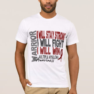 T-shirt Guerreiro do mieloma múltiplo