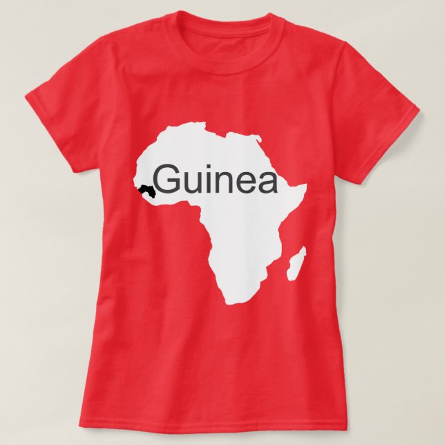 T-shirt Guinee Conakry (Frente do Design)
