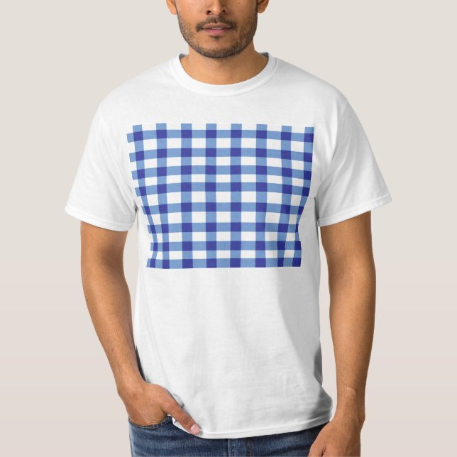 T-shirt Guingão azul (Frente)