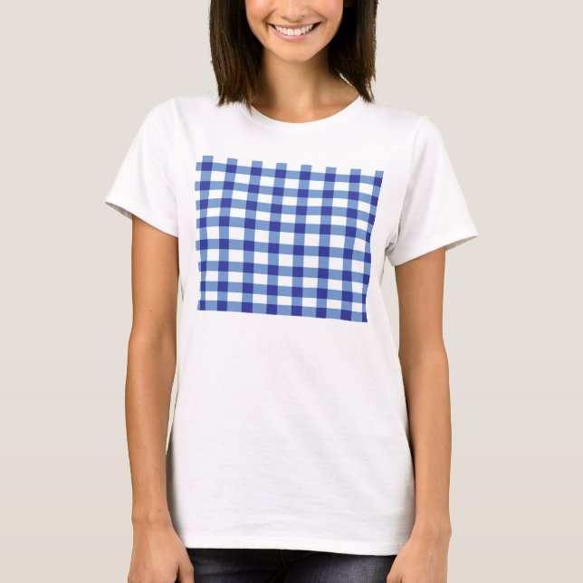 T-shirt Guingão azul (Frente)