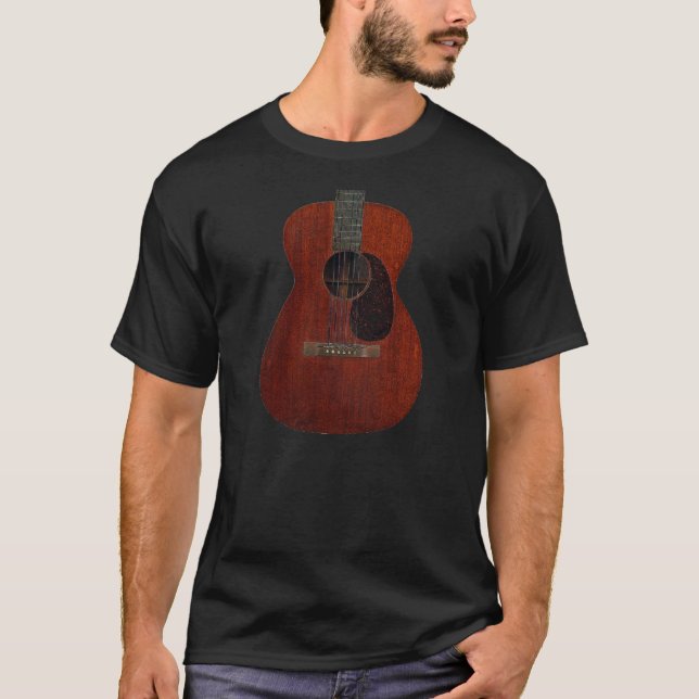 T-shirt Guitarra da sala de estar (Frente)