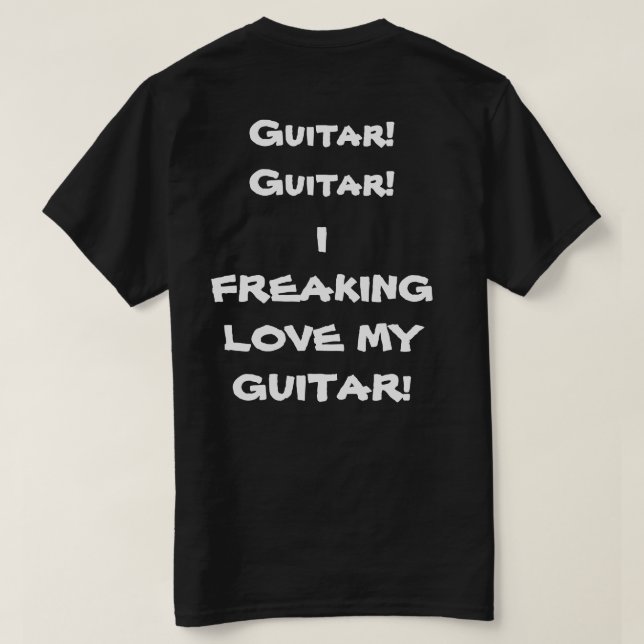 T-SHIRT GUITARRA! GUITARRA! (Verso do Design)