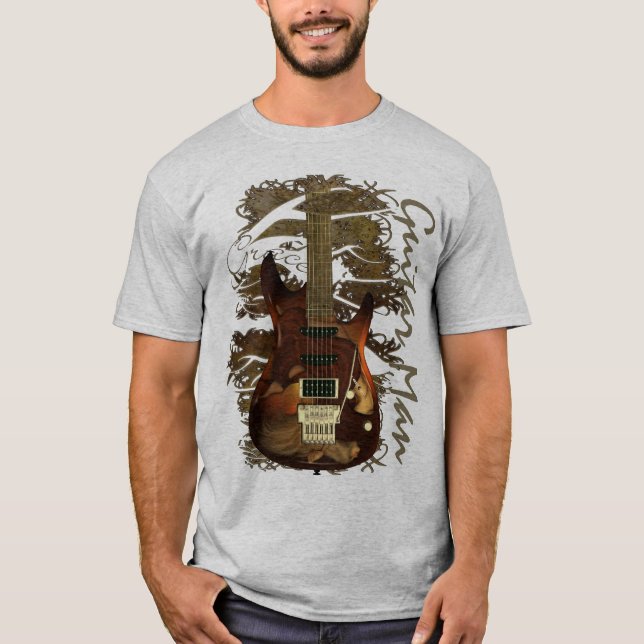 T-shirt Guitarra ideal - benevolência (Frente)