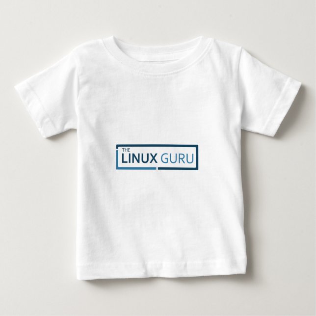 T-shirt guru "t " do linux (Frente)