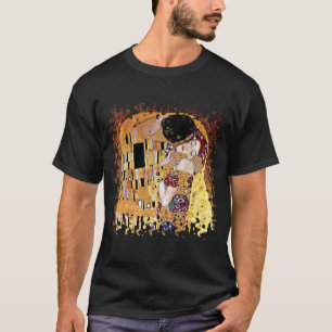 T-shirt Gustav Klimt - O Beijo - Arte Nova Antiga