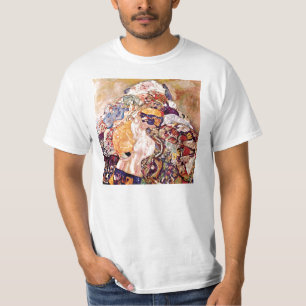 T-shirt Gustav Klimt - O Berço Bebê - Recém-nascido