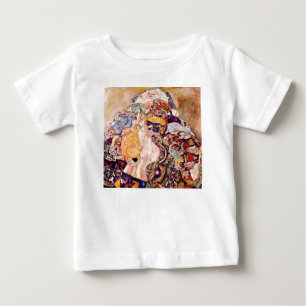 T-shirt Gustav Klimt - O Berço Bebê - Recém-nascido
