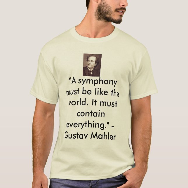 T-shirt Gustav Mahler (Frente)