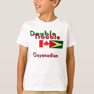 T-shirt guyananese-canadenses dos miúdos do probl