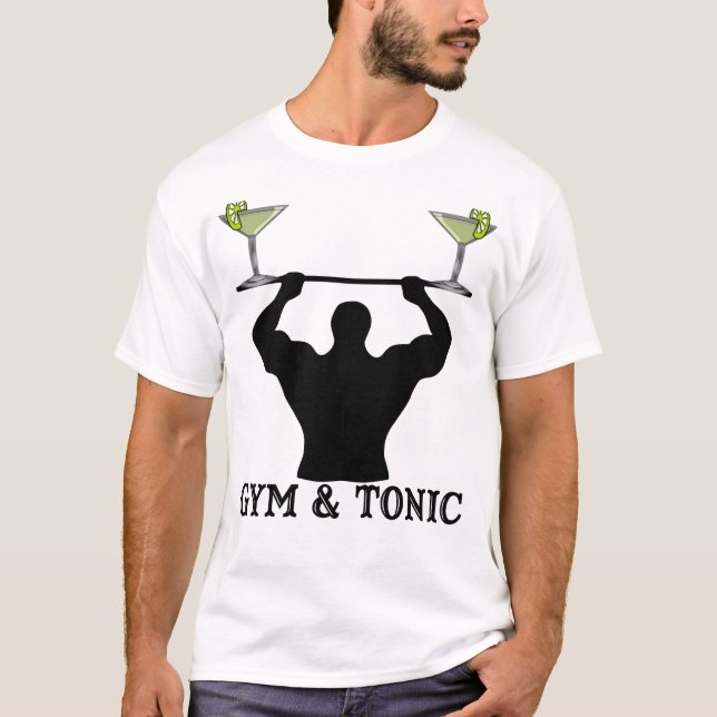 T-SHIRT GYM E TÓNICO (Frente)