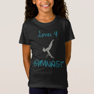 T-Shirt Gymnast Fonter Glitter do Rico Nível 4