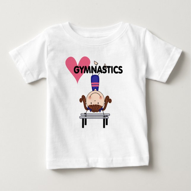 T-shirt GYMNASTICS - Manipuladores de Meninas de Brunette (Frente)