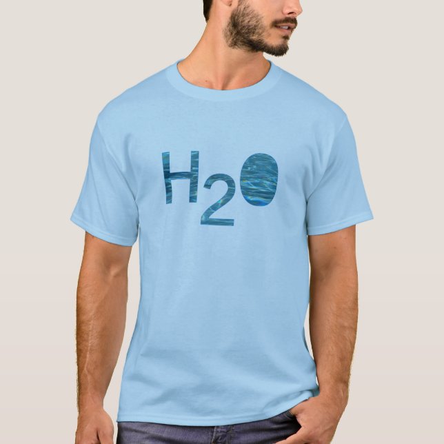 T-shirt H2O, água (Frente)