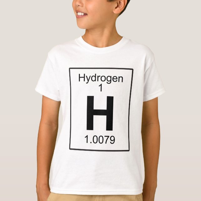 T-shirt H - Hidrogênio (Frente)