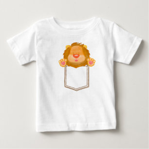 T-shirt Há um leão no meu bolso