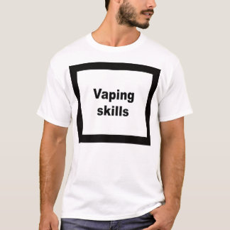 T-shirt Habilidades de Vaping