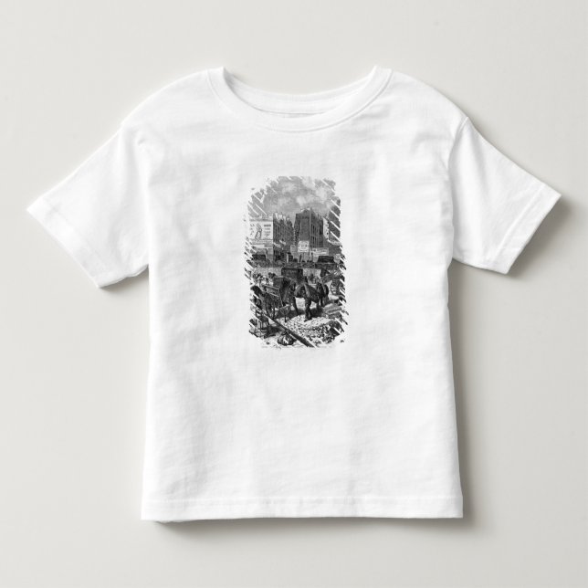 T-shirt Habitantes que movem-se do DES Moulins do (Frente)