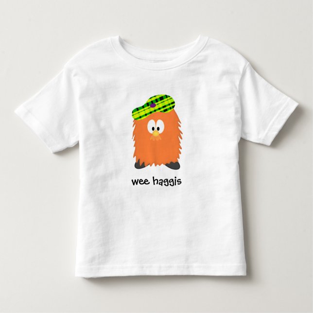 T-shirt Haggis peludo (Frente)
