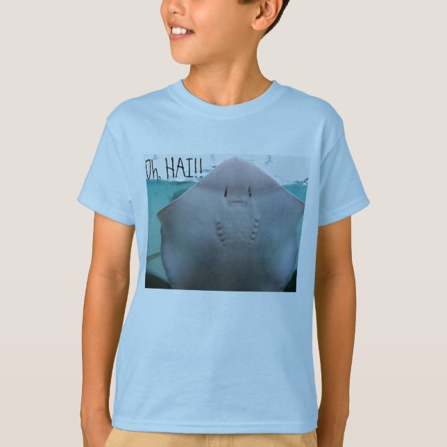 T-shirt Hai! Tee do Stingray Kid (Frente)