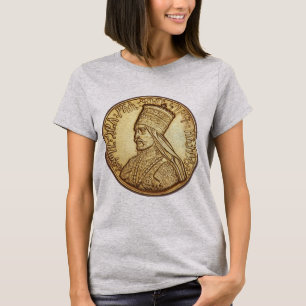 T-shirt Haile Selassie império of Ethiopia Rastafari Shir