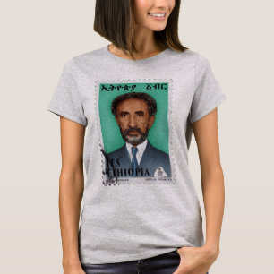 T-shirt Haile Selassie império of Ethiopia Rastafari Shirt